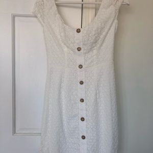 Cute white summer dress